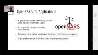 'OpenNARS for Applications' Reasoner: Architecture and Application