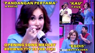 Gokil dan kompaknya host brownis bawakan medley 3 lagu (Egois, Pengalaman Pertama, Kau)