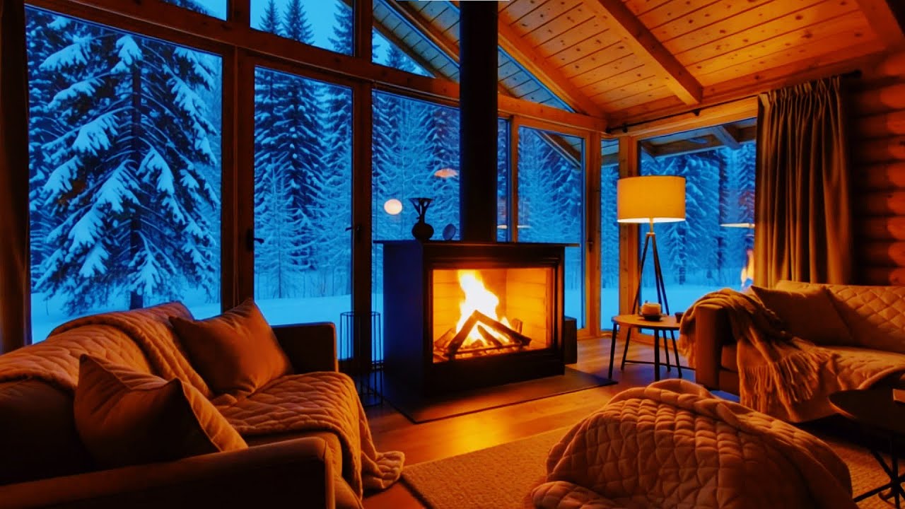 Cozy Fireplace 🔥 Real Fire Sounds for Sleep, Relax, Study & Focus (No Talking)