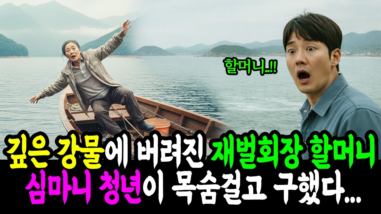 깊은 강물에 버려진 재벌회장 할머니, 약초캐던 노총각 청년이 목숨걸고 구했다... #사연라디오 #노후사연 #시니어사연 #감동사연 #오디오북