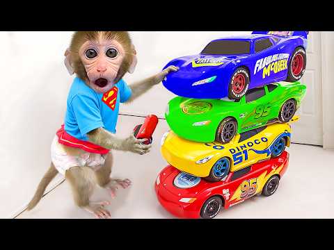🛒BonBon the Monkey Went to the Supermarket to Buy Seven-Colored Lays🌈 - Bonbon Portugal