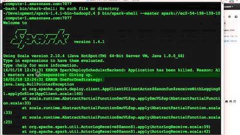 Setting up an Apache Spark Cluster on Amazon EC2 Part 2