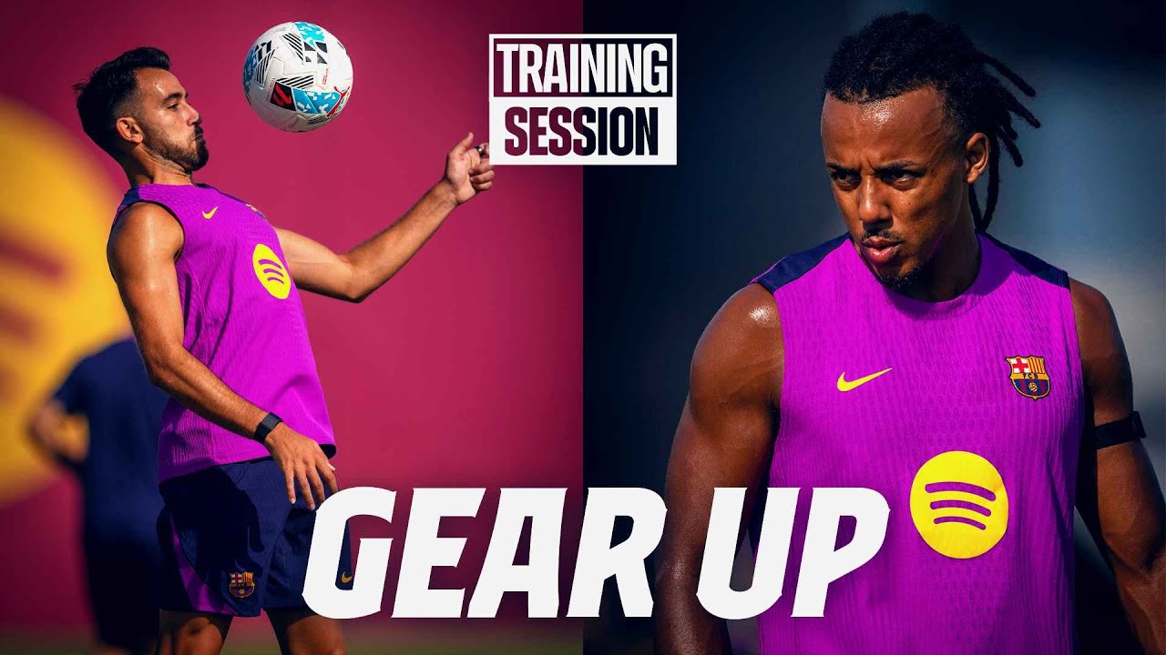 GEAR UP FOR LALIGA DEBUT 🔜💪 | FC Barcelona Training 🔵🔴