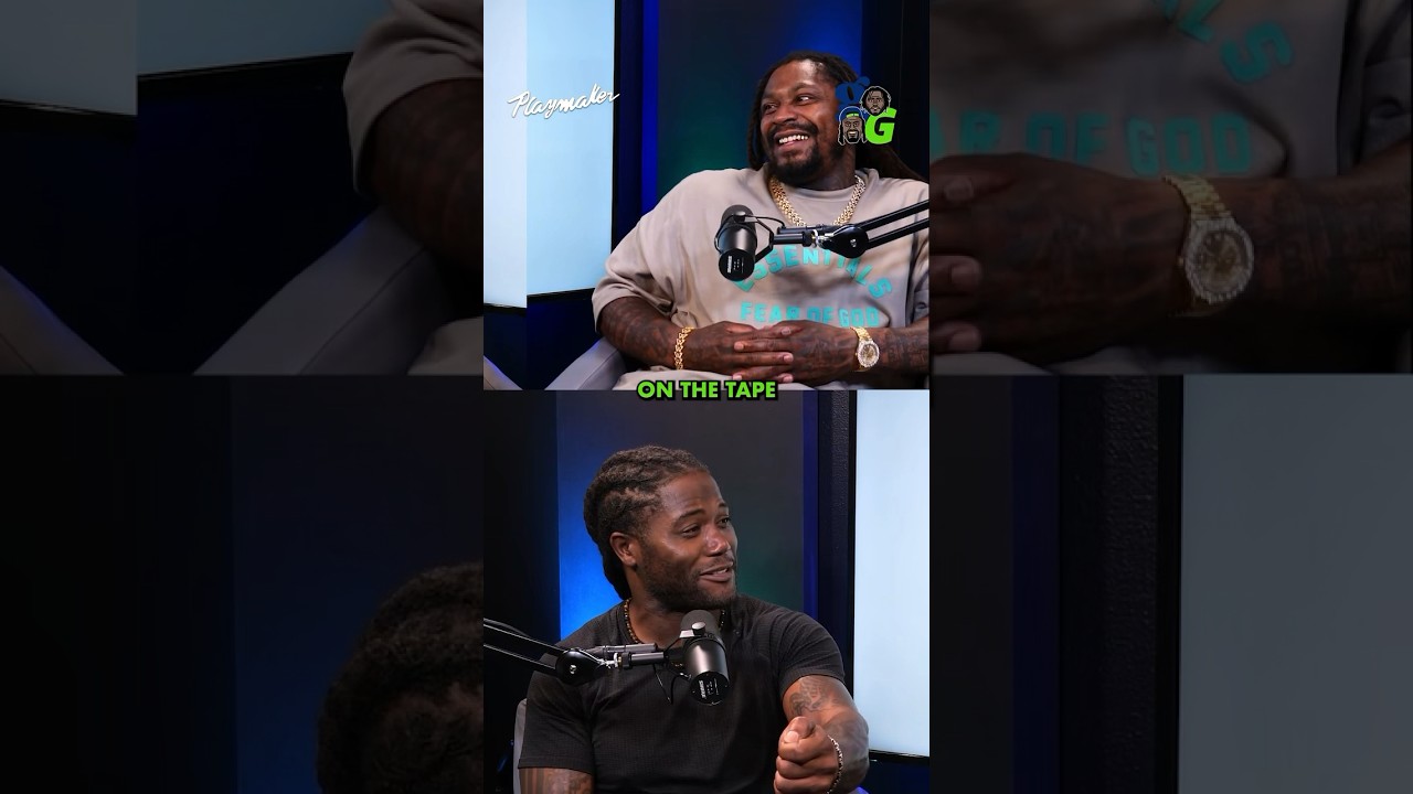 🗣️ I WAS AIR WALKING BRO #nfl #marshawnlynch #seahawks #podcast #mikerobinson