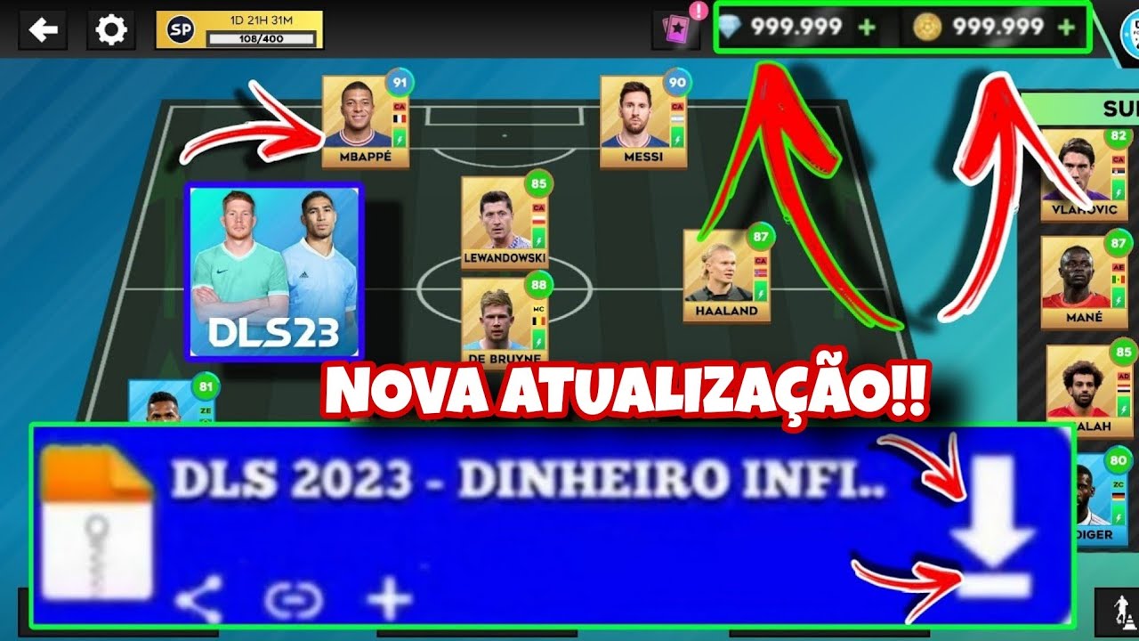 Como Ter Dinheiro Infinito no Dream League Soccer 2023 - Moedas Infinita  : u/Stock-Humor7788