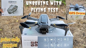 K811 Max GPS Drone Unboxing with Flying Test ! Gps Drone Unboxing | k811 max gps drone