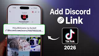 How to Add Discord Link to TikTok Profile! [Beginners Guide]