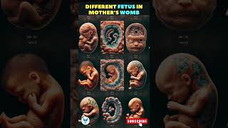 Different fetus in Mothers Womb ? Artist Imagination ?  baby pregnancy animation shortsfeed