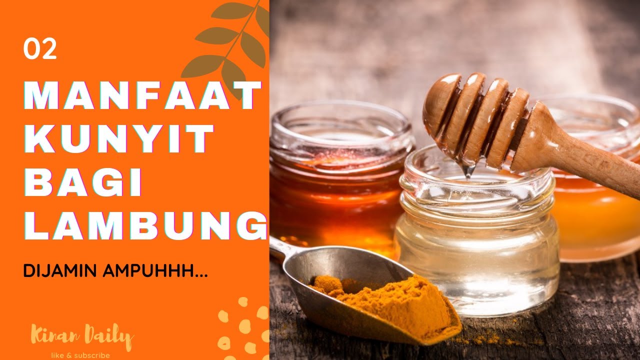 CARA MEMBUAT RACIKAN KUNYIT & MADU UNTUK OBAT ASAM LAMBUNG... BANYAK
