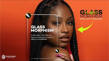 How To Create Glass Morphism Effect in CorelDraw | Step by Step Tutorial