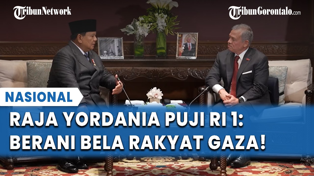 Di Istana Basman, Raja Abdullah II Apresiasi Komitmen Perdamaian Prabowo!