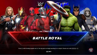Marvel Superhero's Battle Royal | #wwe #2k23 #marvel