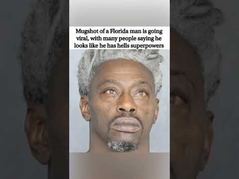People say his mugshot looks like he unlocked superpowers mid-arrest.#shorts #viral #trending
