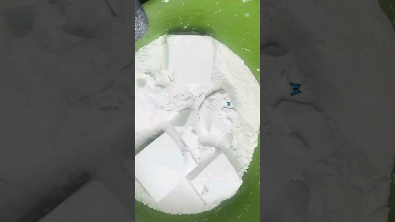 🤍ASMR~crispy, snowy ,buttery soft pj gym chalk blocks crush edit☁️ 