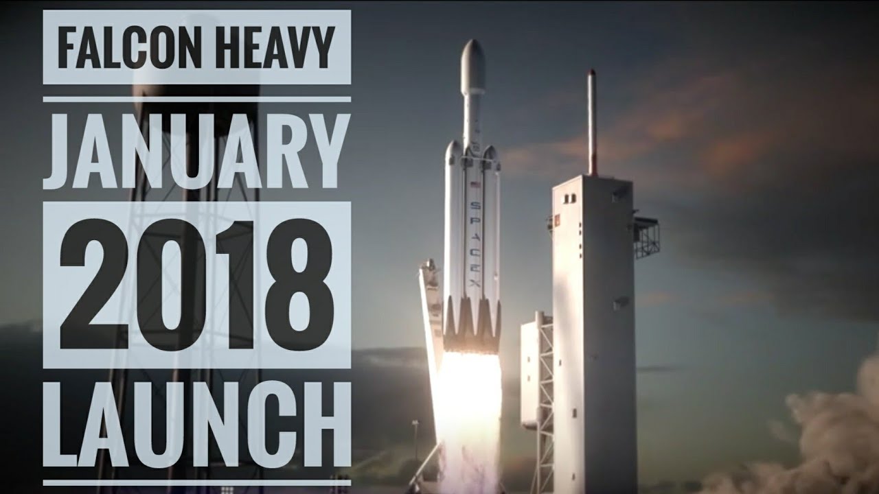 SpaceX - Falcon Heavy launch (Jan 2018) Animation. - YouTube