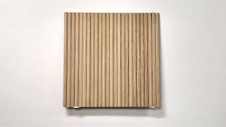ROLLA Soft Ribbed Oak Wall Panels – Organic Interior Design ☁️ screenshot 1