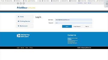 PrintBoss Online Demo