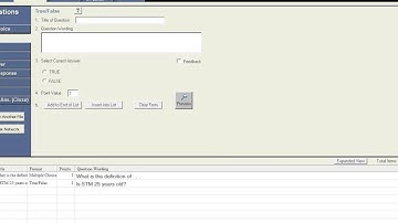Creating Test in Respondus