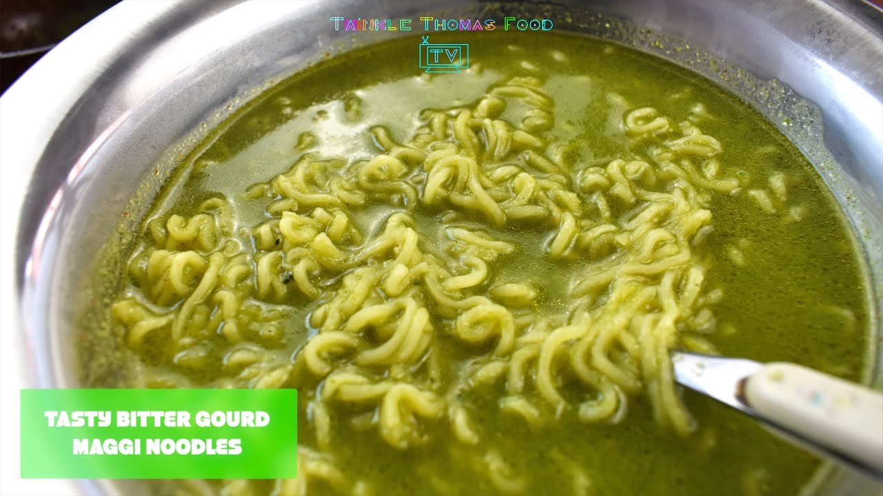 "Diabetic Delight Bitter Gourd Maggi Noodles A Healthful Twist