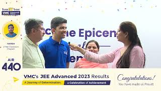 The Inspiring Journey Of Harsh , Air 440 In Jee Advanced 2023 Vmc Jee Advanced Result 2023
