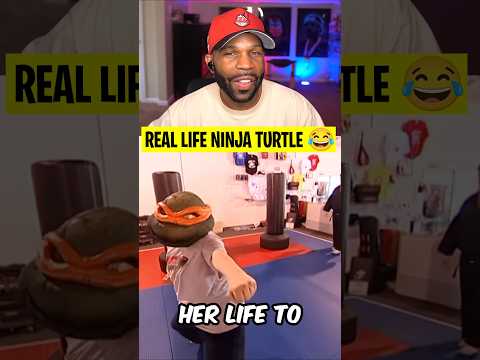 REAL LIFE Ninja Turtle 😂