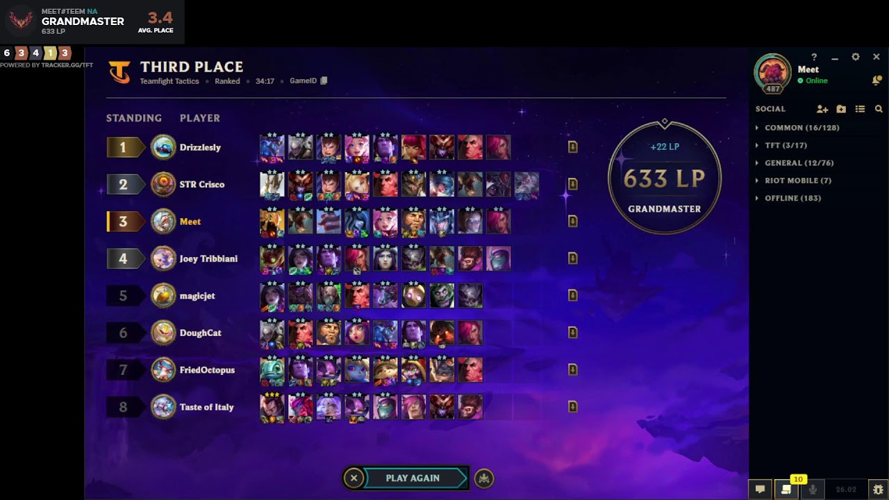 TFT Set 16 - [GM 633 LP] - Game 459 Onwards - 63413 - Good Games - Pilt Frel OP