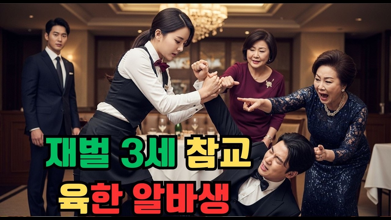 웨이트리스를 건드린 재벌 3세의 최후. 그녀의 정체는 전직 특수요원?!