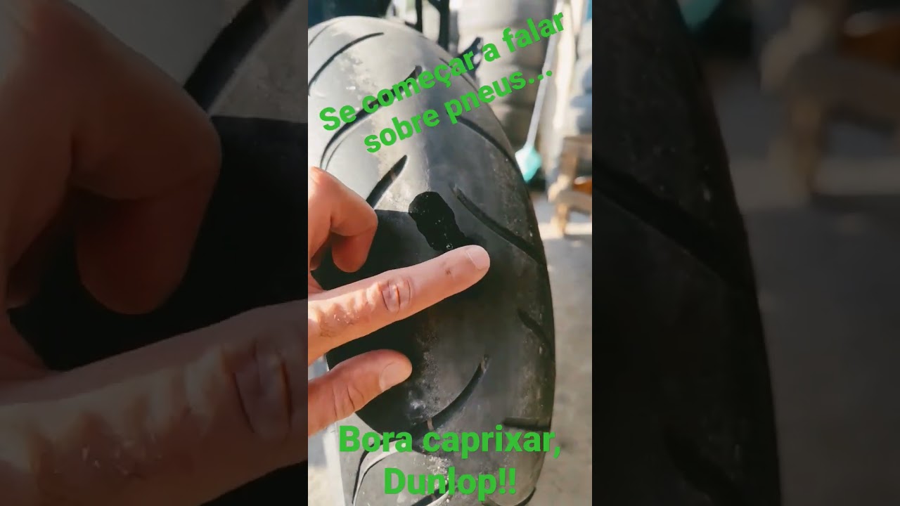 Pneu furou... Já vi esse filme com a Dunlop novamente.