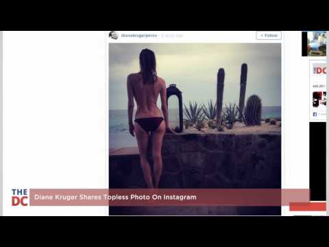 Diane Kruger Shares Topless Photo On Instagram