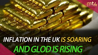 Inflation in the UK is soaring and gold is rising