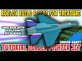 Tutorial! Super Easy Golden Fighter Jet in Roblox Build a Boat for Treasure!