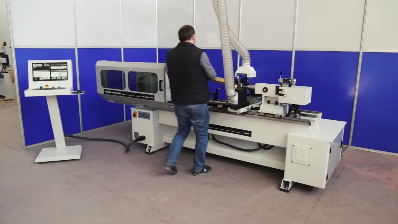CNC 2 AXE pentru producția de picioare mese si balustrade - 2 axis Wood lathe