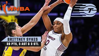 Brittney Sykes drops a CAREER-HIGH 38 PTS against the Sparks 🔥 | WNBA on ESPN