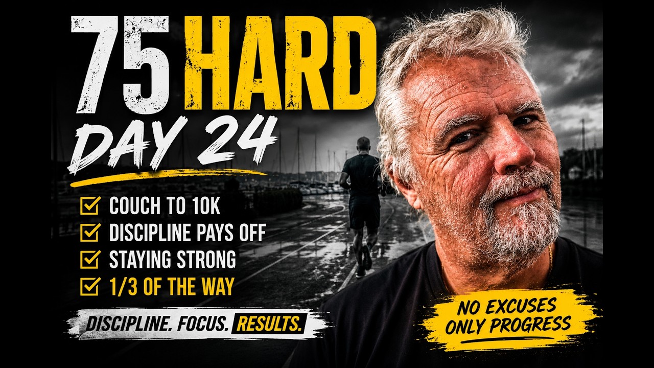 ⁣75 Hard – Day 24 | Discipline Over Motivation