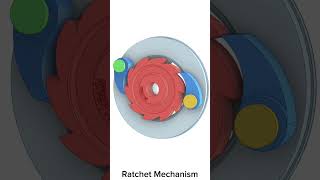 Ratchet Mechanism #cad #design #machine #mechanical screenshot 5