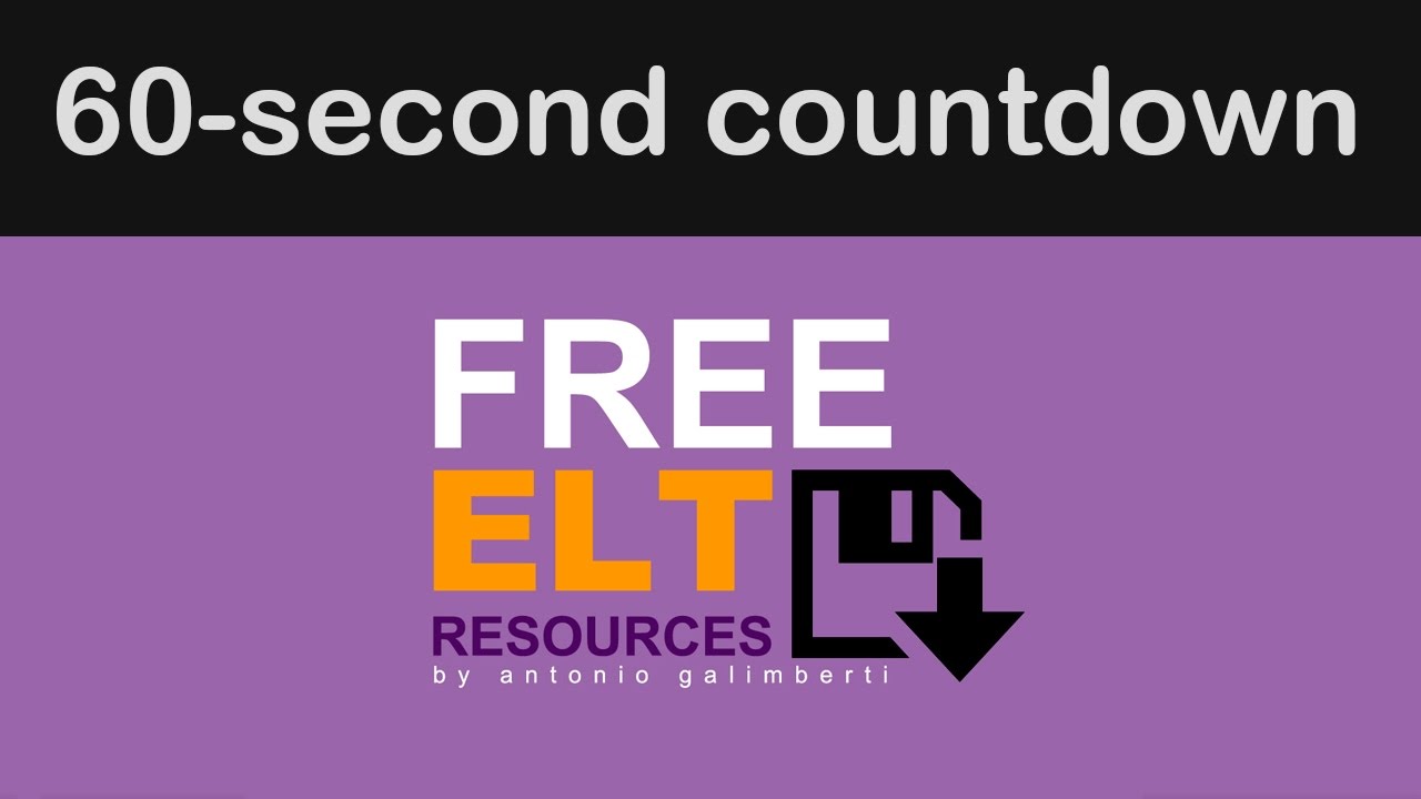 60-second countdown - YouTube