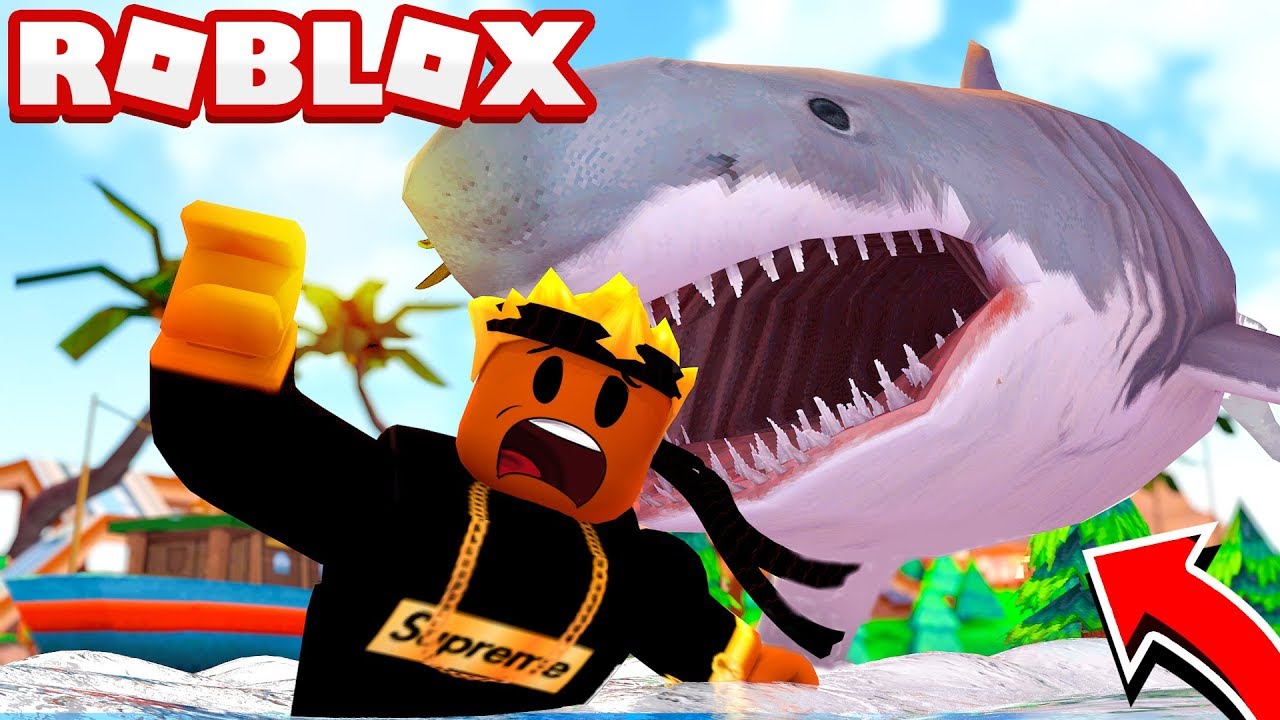 i found a MEGALODON in ROBLOX... - YouTube