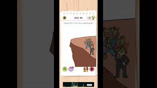 Level 194//Save him from the werewolf! Brain test #games #braintest #puzzlemaster #mindgames