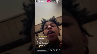 Fbg live dissing BFG Baandz & self snitches about shooting at him & disses 223Tre & BFG Straap