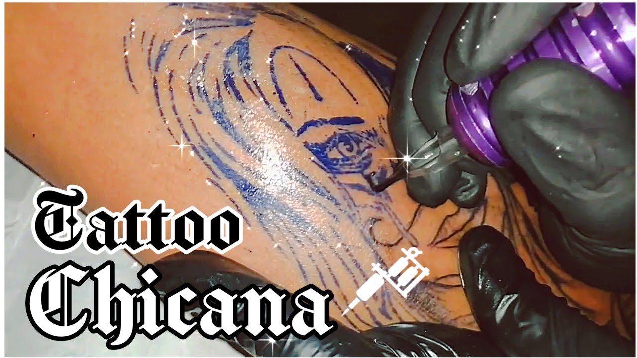 TATTOO TimeLapse #8 CHICANA EN LA PIERNA