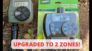 Orbit 62061Z 1-Outlet Programmable Digital Hose Watering Timer (Brass 2 Outlet)