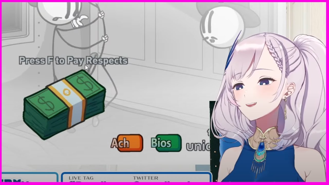 Pay Respects  to see the Secret Ending - The Reine Stickmin Experience (Bonus 5) [Hololive ID]