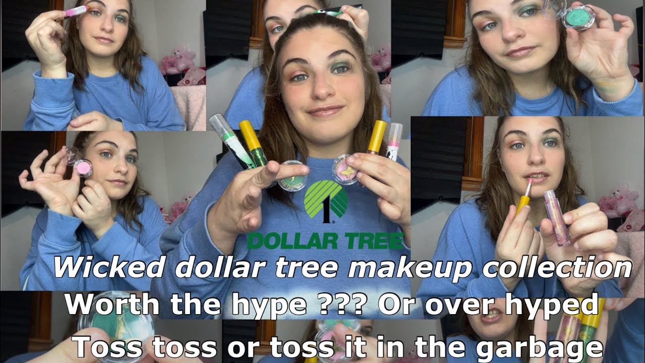 Wicked dollar tree makeup collection review is it toss toss or toss in the garbage 