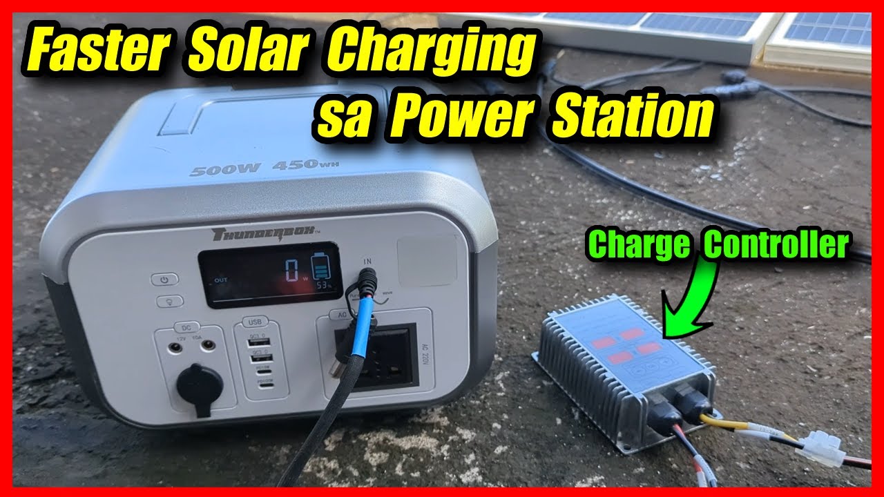 Thunderbox Solar Charging using SCC