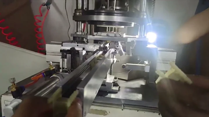 Automatic pin insertion machine WI- 86. For big transformers