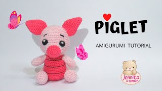 PIGLET Amigurumi Tutorial Nivel: Intermedio Paso a paso (Patrón en Descripción)