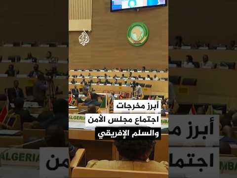 أبرز ما جاء في اجتماع مجلس الأمن والسلم الإفريقي