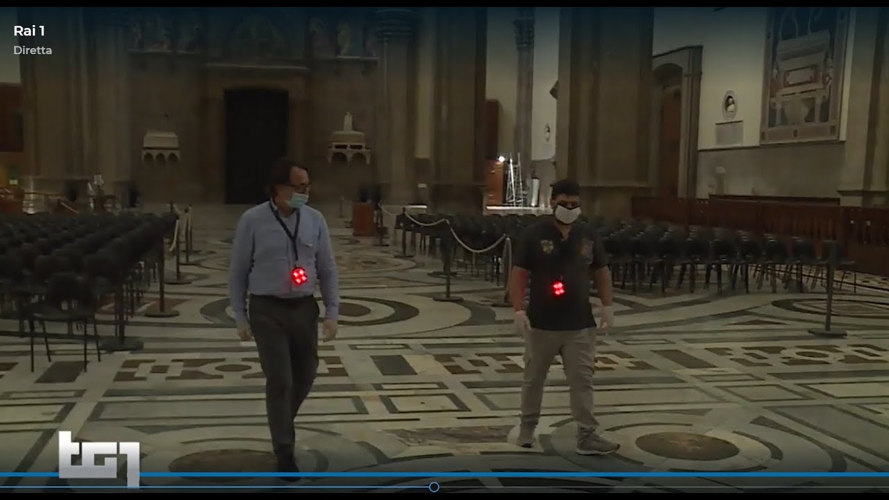 Opera del Duomo Firenze -  EGOpro Social Distancing _ TG1