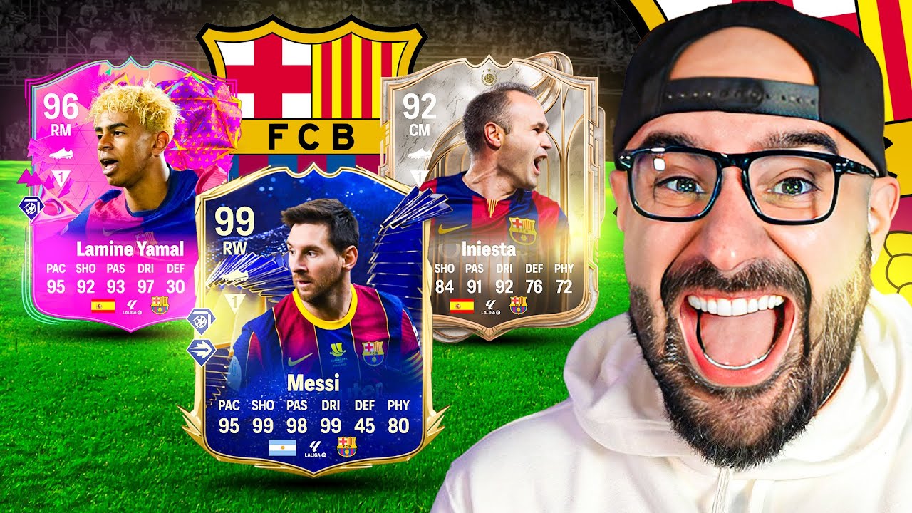 I Used FC Barcelona’s GREATEST Past & Present XI… UNSTOPPABLE! 😱🔥