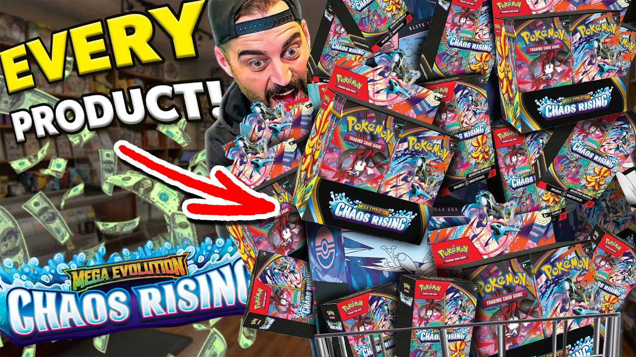 I OPENED EVERY CHAOS RISING POKEMON PRODUCT! I OPENED EVERY CHAOS RISING POKEMON PRODUCT!